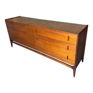 Handmade Mid Century Modern Dresser in Solid Wood For Sale
