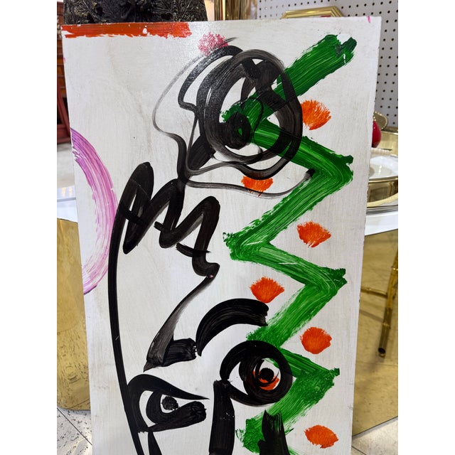 Oil on Board Painting by listed artist Peter Robert Keil 30x13 Excellent condition This medium-sized oil painting on board...