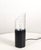 Mid-Century Modern Italian Black Enameled Steel and Acrylic Glass Table Lamp, 1970s For Sale - Image 3 of 14