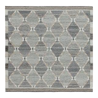 Rug & Kilim’s Custom Scandinavian Outdoor Rug With Geometric Pattern - 12'x16' For Sale
