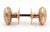 Traditional Antique 1890s Polished Brass Lockwood Door Knob Set For Sale - Image 3 of 5