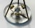 Vintage mid century brass floor lamp designed by TH Robsjohn Gibbings for Hansen Lighting. Three bulb sockets. Lamp has...