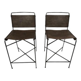 Four Hands Wharton Counter Stools - a Pair For Sale