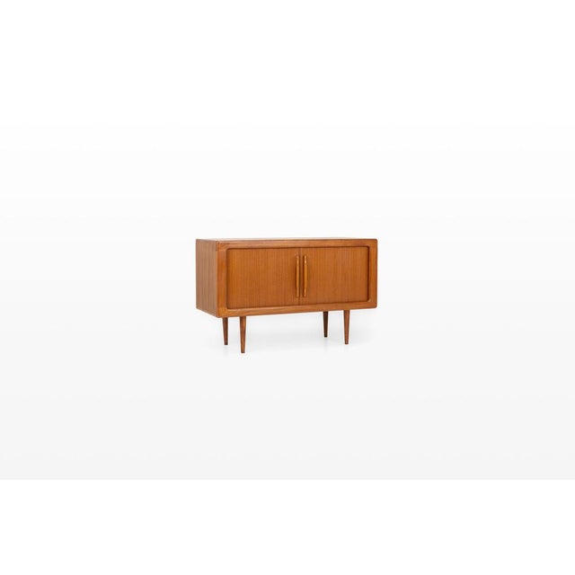 Danish Teak Sideboard with Tambour Doors and Drawers, 1960s For Sale - Image 14 of 14