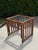 Contemporary Vintage Organic Modern Rattan and Bamboo End Table For Sale - Image 3 of 12