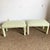 Postmodern Green Fabric Parsons Low Stools - a Pair For Sale In Miami - Image 6 of 8