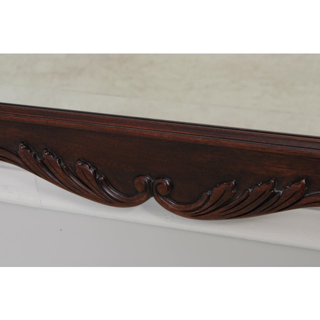 2000 - 2009 Henkel Harris Mahogany Arch Top Wall Mirror For Sale - Image 5 of 13
