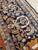 Textile Antique Farahan Sarouk Rug, Handmade Oriental Rug, Rusty Red Navy Blue Very Fine For Sale - Image 7 of 18