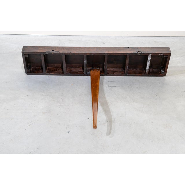 1940s Italian Console Table for Wall Mounting, 1940s For Sale - Image 5 of 7