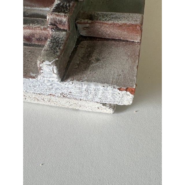 Jean Pierre Devaud, Architectural Scene, 1960s, Ceramic Tile Composition For Sale - Image 11 of 18