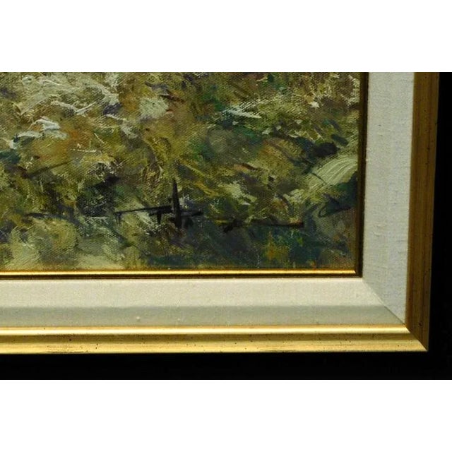 Robert Hagan "Training a New One" Oil on Canvas Hand Signed For Sale - Image 4 of 5