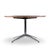 Mid 20th Century Florence Knoll Mid Century Oval Top Rosewood and Chrome Dining Table For Sale - Image 5 of 6