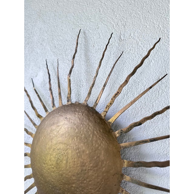 Sun Wall Sconce, 1950s For Sale - Image 15 of 18