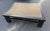 Ralph Lauren Monumental Late Qing Dynasty Period Elm Wood Coffee Table With Rattan Inset Top For Sale - Image 4 of 8