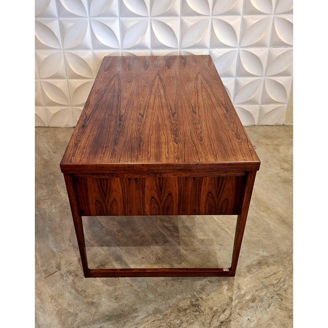 Model 70 Desk in Amazon Rosewood by Kai Kristiansen for Feldballes Møbelfabrik, 1950s For Sale - Image 10 of 14