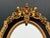 1980s 1980 French Artisan Louis XVI Gold Wood Wall Mirror For Sale - Image 5 of 18