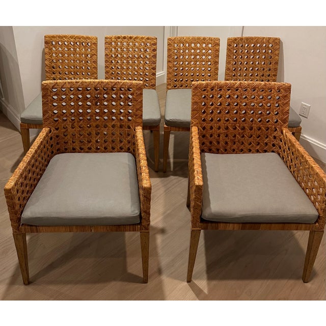 The Litchfield dining arm chairs is a classic silhouette, with pretty tapered legs and a simple square back and arms....