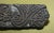 Antique Hand Carved Swirly Boarder Printing Block for Wallpaper For Sale - Image 10 of 12