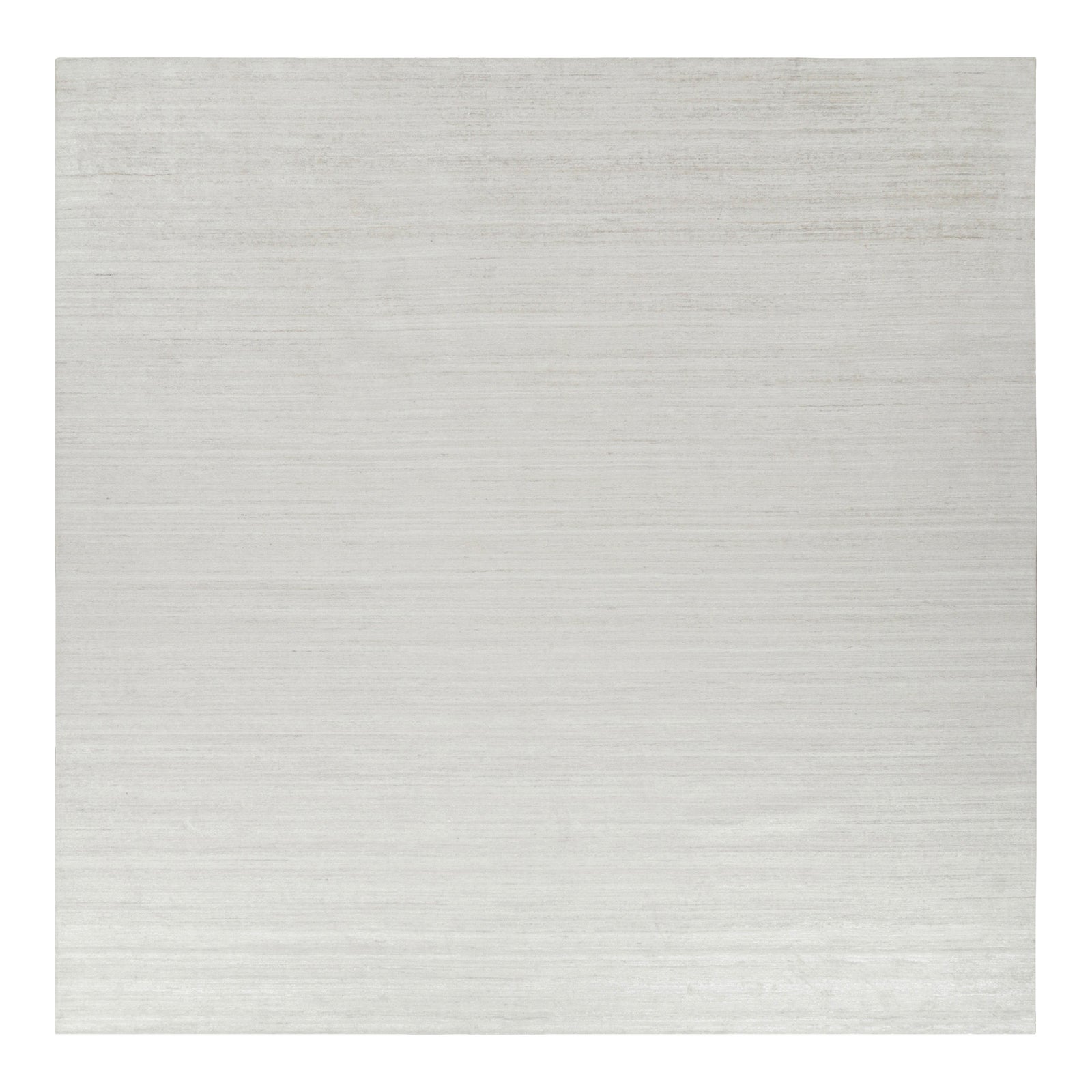 Rug & Kilim’s Oversized Textural Square Rug In Solid White and Gray ...