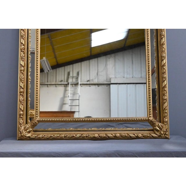 Late 19th Century Louis XVI Mirror with Parclosed Panels For Sale - Image 11 of 15