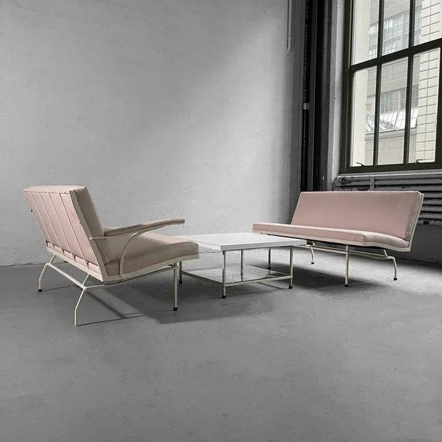 1950s 1950s Mid-Century Modern Patio Sofa Set by Woodard For Sale - Image 5 of 12