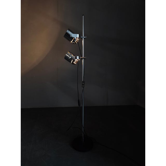 Mid-Century Modern Adjustable Chrome Floor Lamp from Stanislav Indra, 1960s For Sale - Image 10 of 11