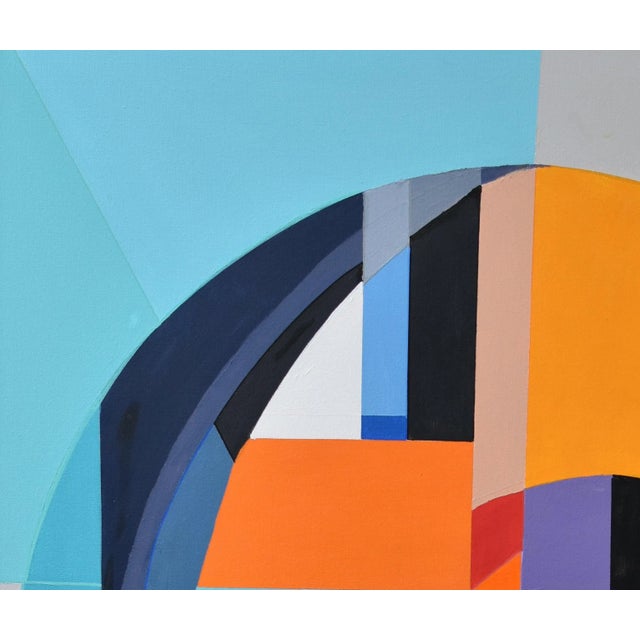 Abstract Harmonious Fusion Abstract Painting by Percy Rivera For Sale - Image 3 of 6