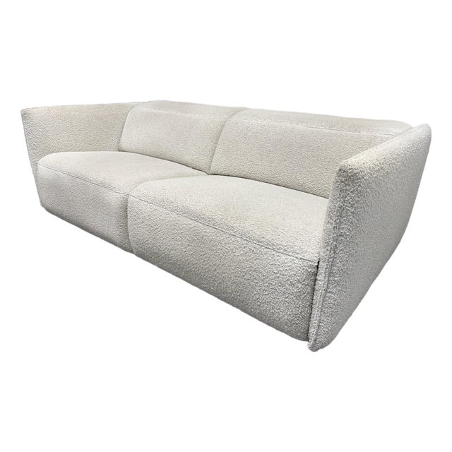 Crate & Barrel Leisure Power Reclining Sofa For Sale