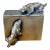 Vintage Pm Craftsman Brass Bookend 430b Cocker Spaniels Dogs For Sale
