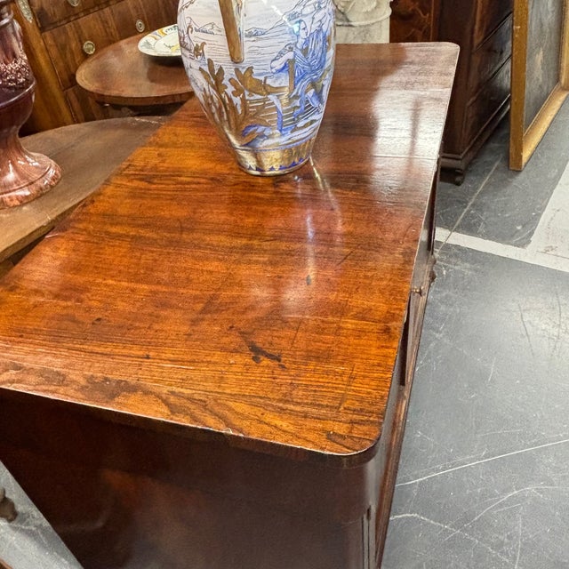 Antique Charles X Sideboard in Veneered Walnut, 1800s For Sale - Image 16 of 18