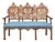 Rare Damascus Mother of Pearl Inlay Bench For Sale
