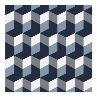 Mitchell Black Home 'Stacks' Wallpaper Remnant For Sale