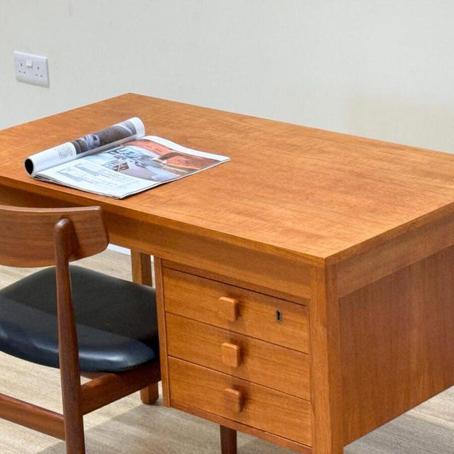 Mid-Century Teak Desk from Dominos Møbler, Denmark, 1960s For Sale - Image 6 of 8