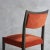 Set of 4 Wood Frame Dining Chairs in Rust Velvet, Italy 1960s For Sale - Image 10 of 12