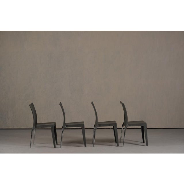 Jo Chairs by Robbi Cantarutti and Claudio Biferali for Arrmet, Italy, 2000s, Set of 4 For Sale - Image 3 of 15