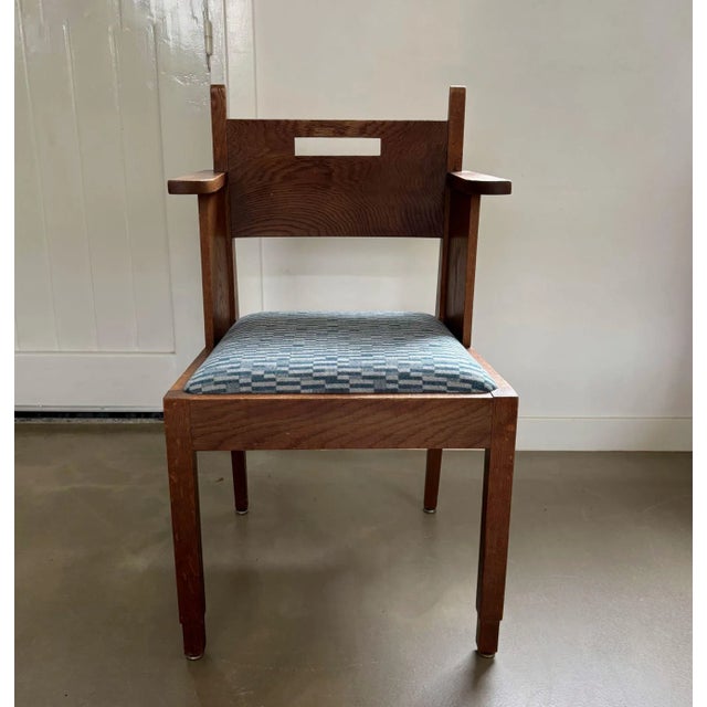 1930s Vintage Dutch Art Deco Armchair, 1930s For Sale - Image 5 of 9