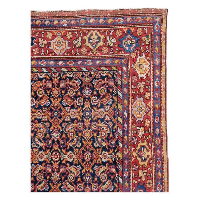 Galerie Shabab Collection Early 20th Century Persian Rustic Gallery Accent Rug For Sale - Image 4 of 10