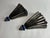 Wood Art Deco Wall Lights from CS Arte, Florence, Italy, 1970s, Set of 3 For Sale - Image 7 of 11
