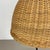 Brown Vintage Austrian Metal and Rattan Tripod Table Light, 1960s For Sale - Image 8 of 18