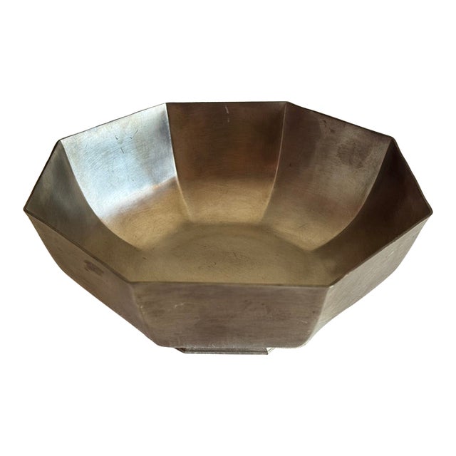 Mid Century Gorham Pewter Bowl For Sale