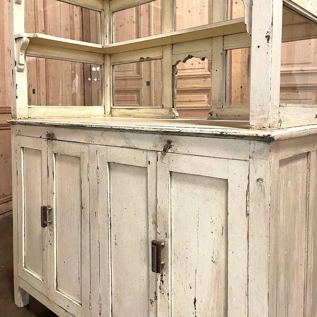 19th Century Painted Store Counter ~ Display Cabinet For Sale - Image 12 of 13