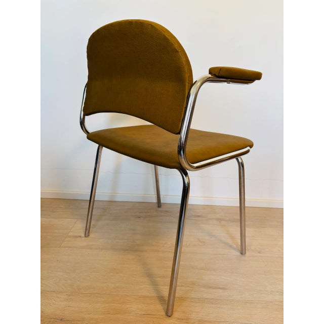 Metal Vintage Office Desk Chair by Kovona, 1970s For Sale - Image 7 of 10