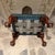 Chippendale or Georgian Style Vintage Leather Footstool Antique For Sale - Image 12 of 12