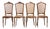 Wood Chairs, 19th Century, Set of 4 For Sale