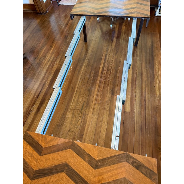 1970s Milo Baughman Extension Dining Table Designed for Directional Furniture For Sale - Image 9 of 11