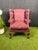 Bring classic old-world elegance to your space with this stately traditional wingback lounge chair, custom-built by the...