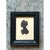 Late 19th Century Vintage Silhouette Portrait in Black Frame For Sale - Image 5 of 12