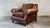 Ralph Lauren leather and velvet club chair, circa 2007. Lovely rich chocolate brown leather with nice distressed patina...
