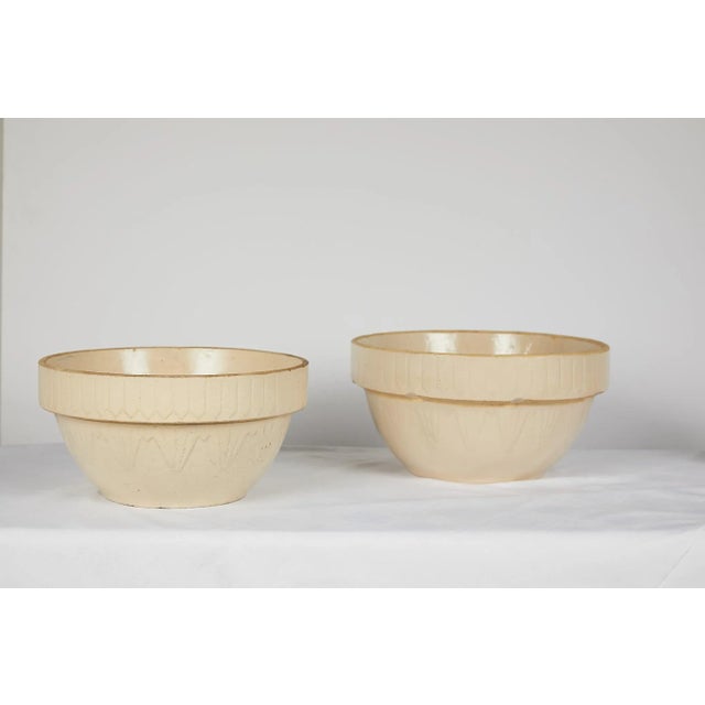 American Art Deco Earthenware Mixing Bowl Set For Sale - Image 11 of 13
