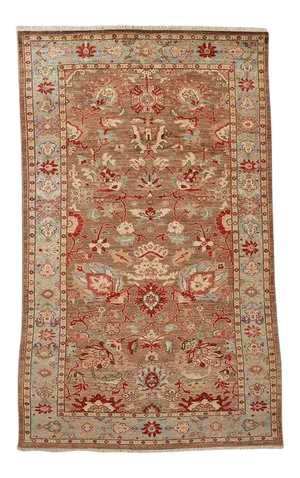 Vintage Persian Mahal Rug Jewel Tones
